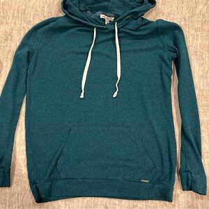 Express Blue Sweatshirt Lightweight Hoodie Size XS